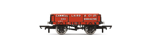 Hornby R60156 OO Gauge 3 Plank Wagon, Cammell Laird - Era 3