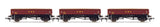 Hornby R60161 OO Gauge MHA Ballast Wagon, Three Pack, EWS - Era 9