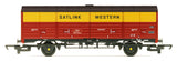 Hornby R60229 OO Gauge RailRoad Satlink Western, 45t ZRA Closed Van, KDC201003 - Era 8