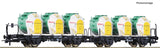 Roco 76468 HO Gauge DB Double Container Carrying Wagon III