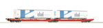 Roco 77386 HO Gauge DBAG Sdggmrs738/T3000e Ekol Dbl Pocket Wagon VI