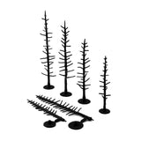 Woodland Scenics TR1124 2.5"-4" Tree Armatures (70 Pine Trees)