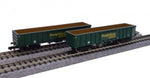 Dapol 2F-025-003 N Gauge Freightliner MJA Bogie Box Wagon Set