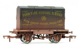 Dapol 4F-037-008 OO Gauge GWR Conflat Wagon & Container K-1674 Weathered