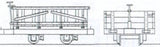 Dundas Models DM32 OO-9 Gauge Hudson 4 Wheel Wooden Bodied Drop Dide Open Wagon  Kit