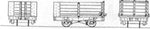 Dundas Models DM36 OO-9 Gauge 4 Wheel End Door Open Wagon Kit