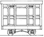 Dundas Models DM75 OO-9 Gauge Freelance Panelled 4 Wheel 3rd Class 2 Kit