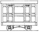 Dundas Models DM75 OO-9 Gauge Freelance Panelled 4 Wheel 3rd Class 2 Kit