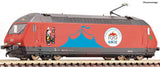 Fleischmann 731501 N Gauge SBB Re460 058-1 Circus Knie Electric Locomotive VI