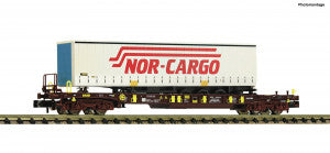 Fleischmann 825052 N Gauge AAE Sdgmns33 Wagon w/Nor-Cargo Trailer VI