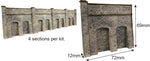 Metcalfe PN144 N Gauge Retaining Wall - Stone Card Kit