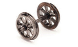 Hornby R8098 OO Gauge 12.6mm Diameter 8 Spoked Wheels (Pack 10)