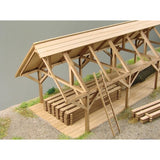 Railway Miniatures RMHO:038 HO/OO Gauge Plank Shed Laser Cut Kit